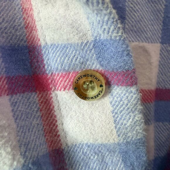 Cakeworthy Disney Cinderella Fairy Godmother Flannel Shirt 2X - Picture 8 of 12